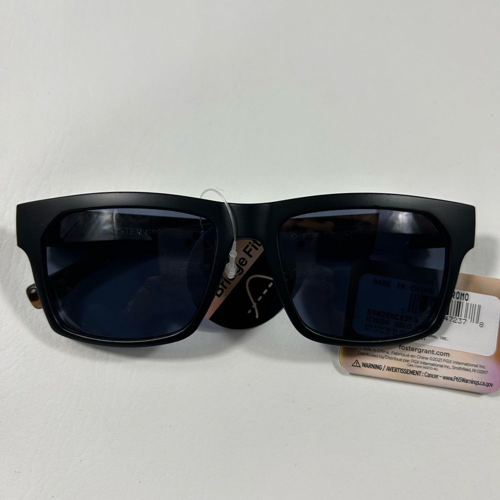 Foster Grant - Leopard Print Low Bridge Fit - Sunglasses